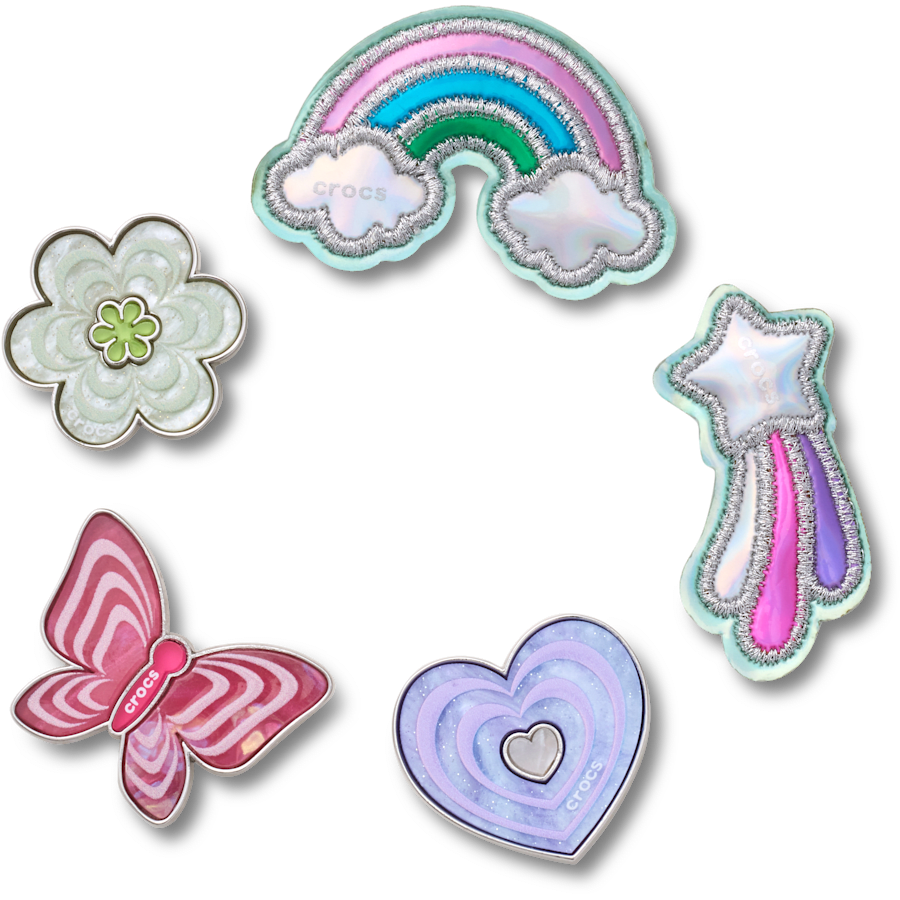 Funky Girly Icons 5 Pack Jibbitz™ charms Women|Men|Jibbitz™ Charms Outlet
