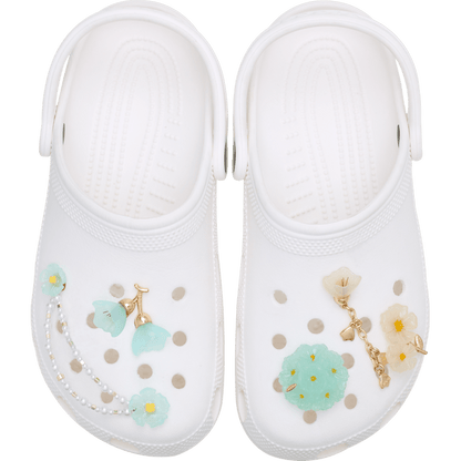 Blue Dainty Floral 5 Pack Jibbitz™ charms - Crocs