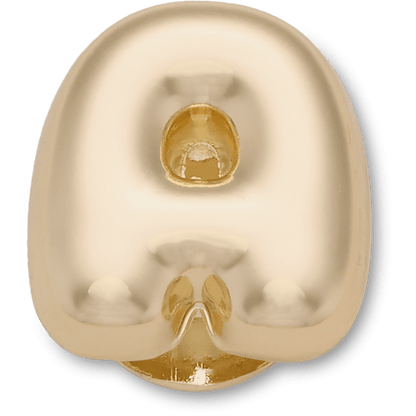 Gold Bubble Letter A Jibbitz™ charms - Crocs