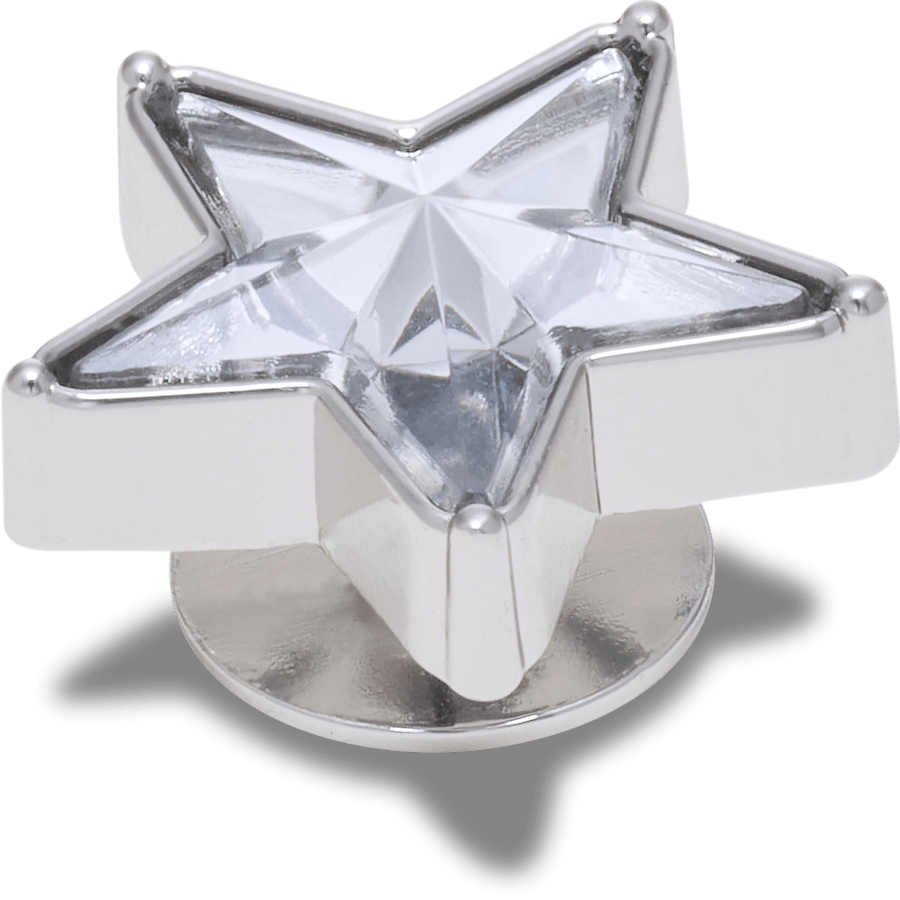 Silver Gem Sparkle Star Jibbitz™ charms Women|Men Outlet