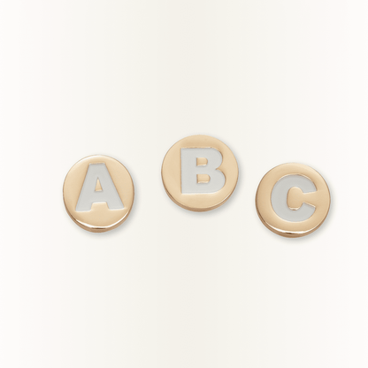 Gold Letter A-Z Jibbitz Shoe Charm - Crocs