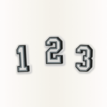 Number 0-9 Jibbitz Shoe Charm - Crocs
