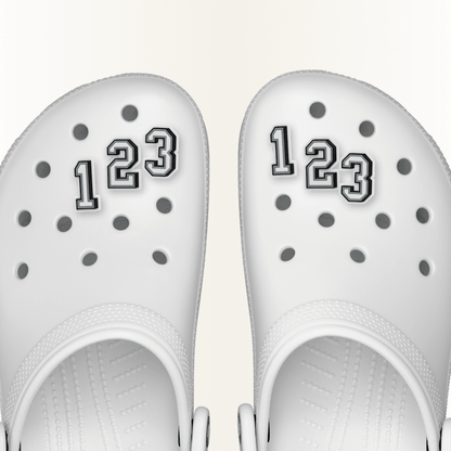 Number 0-9 Jibbitz Shoe Charm - Crocs
