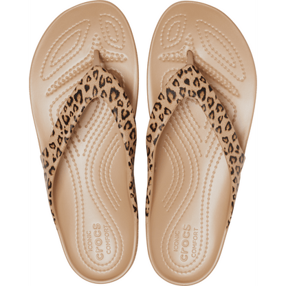 Women's Kadee II Leopard Flip - Crocs