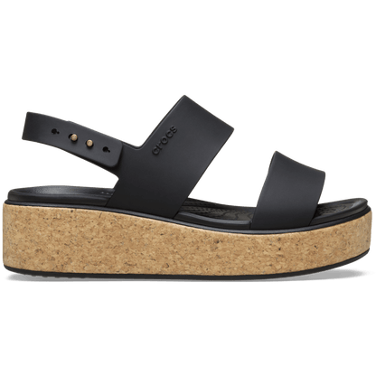 Brooklyn Cork Low Wedge - Crocs