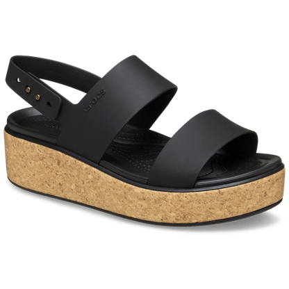 Brooklyn Cork Low Wedge - Crocs