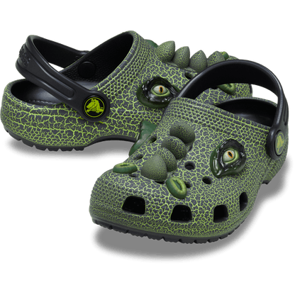Toddler Classic IAM Scary Dino Clog - Crocs