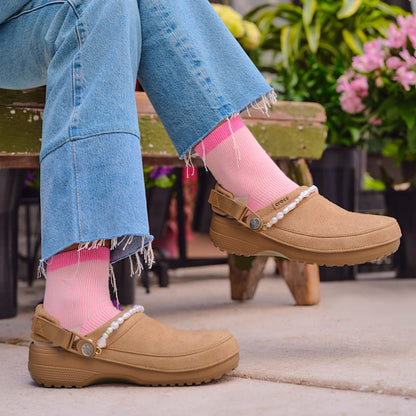 Classic Crafted Vegan Suede Clog - Crocs