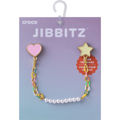 Pearl and Rainbow Bag Chain - Crocs