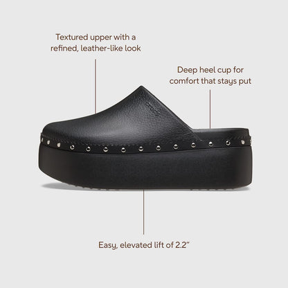 Dylan Platform Studded Clog - Crocs