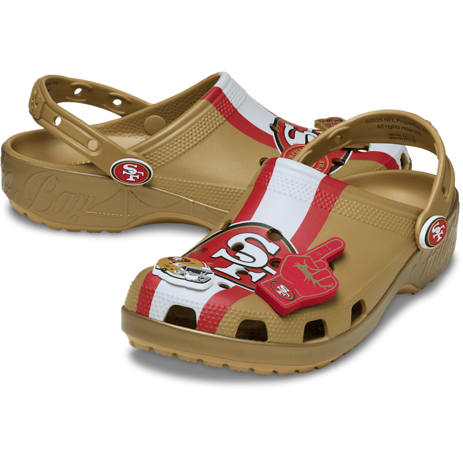 NFL San Francisco 49ers Classic Clog Women|Men Discount