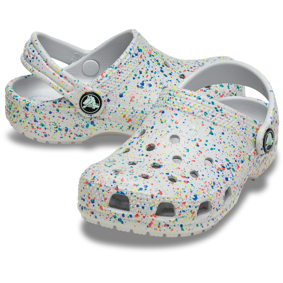 Kids' Classic Glow Paint Splatter Clog Kids Online