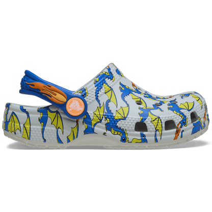 Toddler Classic Dragon Graphic Clog - Crocs