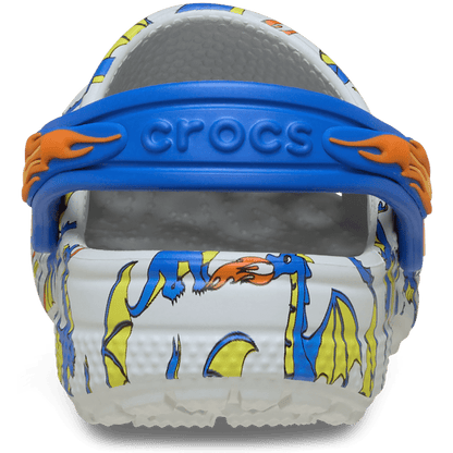 Toddler Classic Dragon Graphic Clog - Crocs