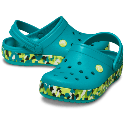 Kids' Crocband Glow Confetti Band Clog - Crocs
