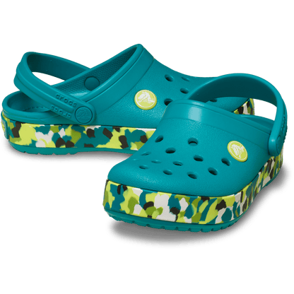 Toddler Crocband Glow Confetti Band Clog - Crocs