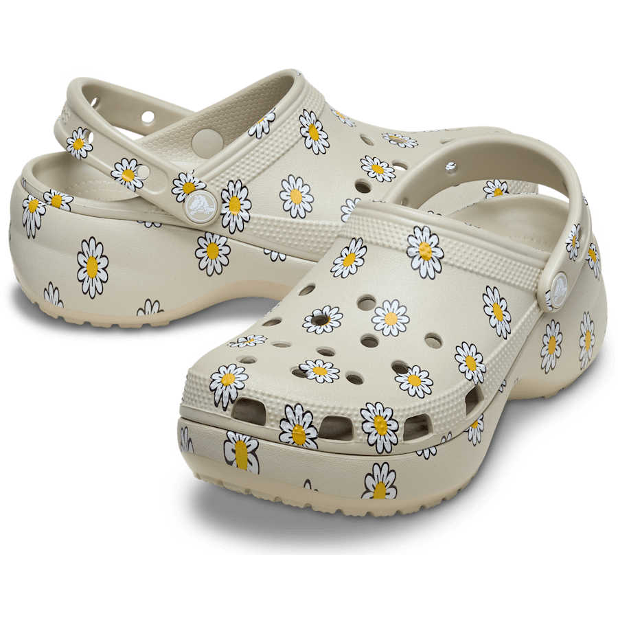 Classic Platform Floral Clog Women On Sale