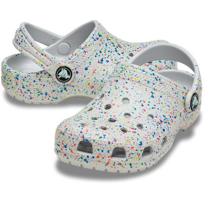 Toddler Classic Glow Paint Splatter Clog - Crocs