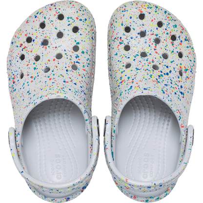 Toddler Classic Glow Paint Splatter Clog - Crocs