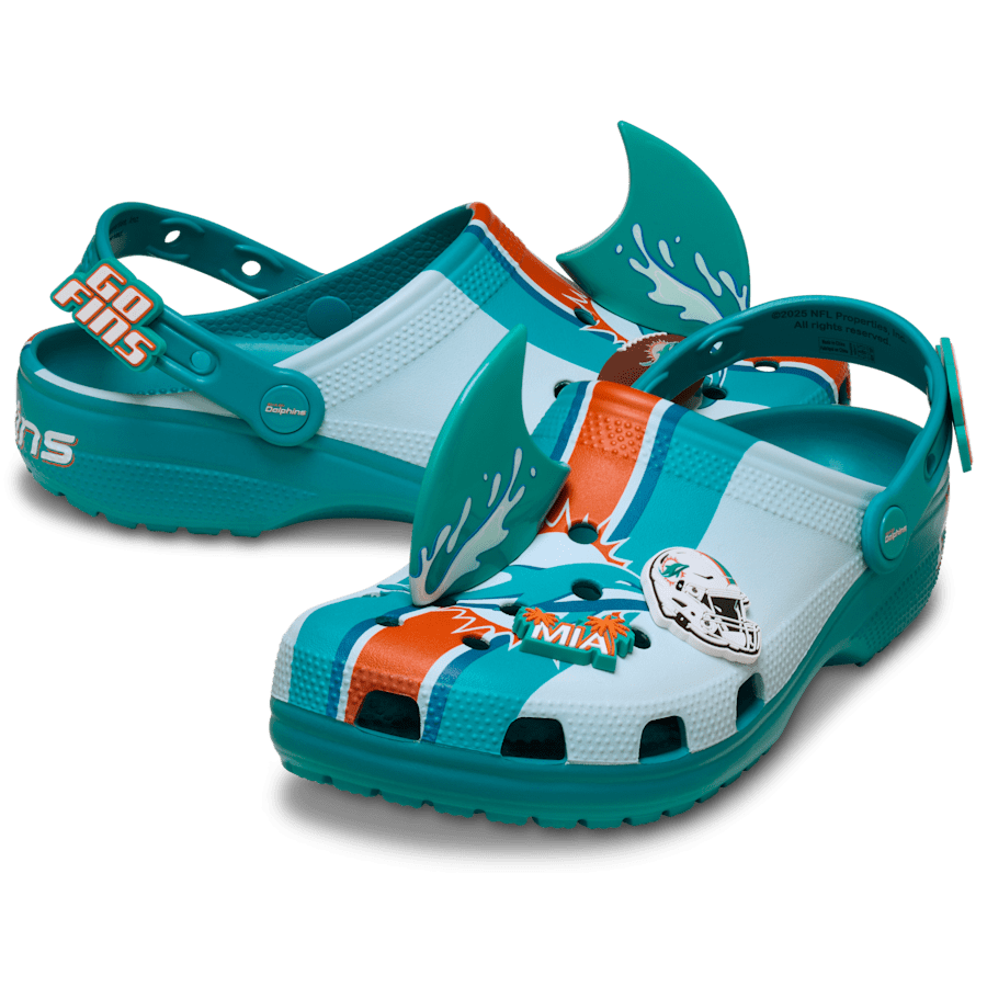 NFL Miami Dolphins Classic Clog Women|Men On Sale