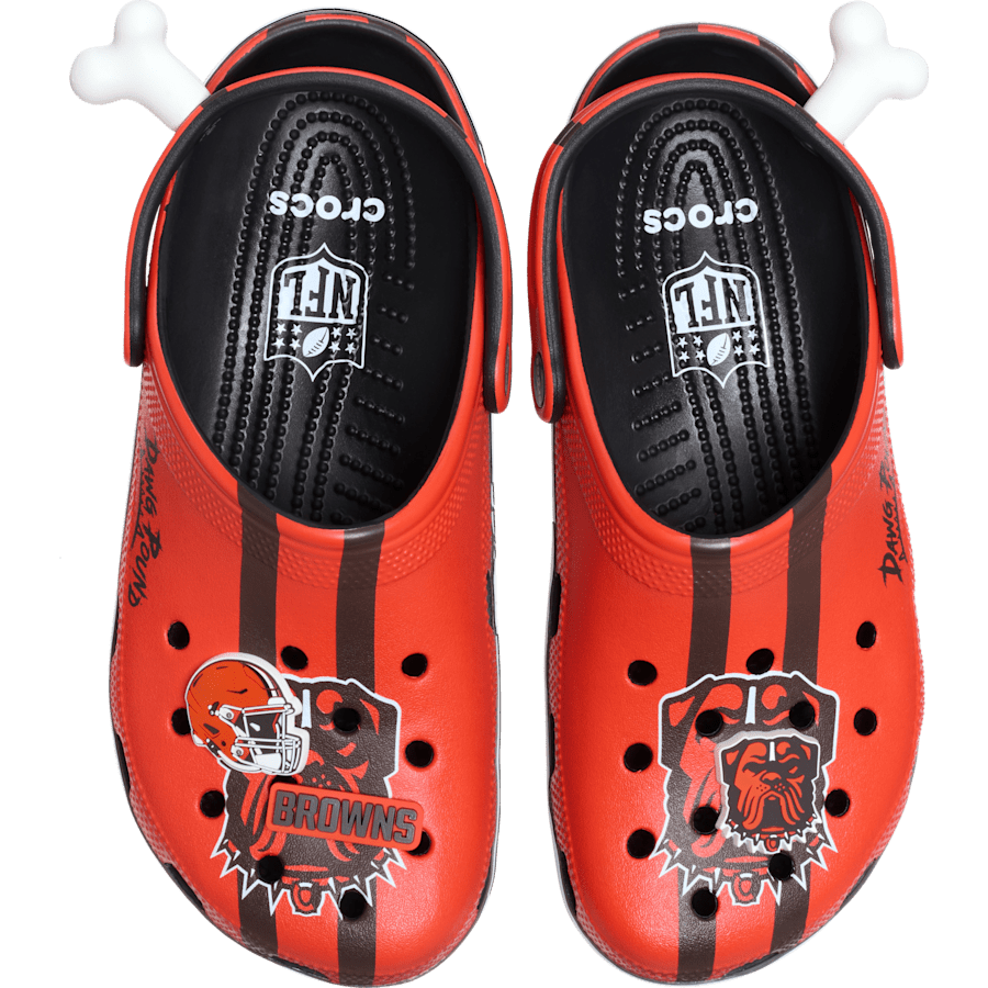NFL Cleveland Browns Classic Clog Women|Men Discount
