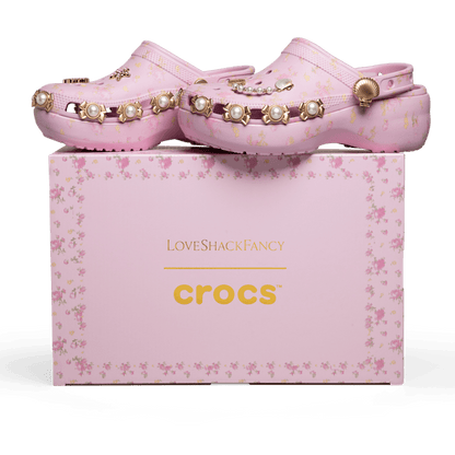 LoveShackFancy Classic Platform Clog - Crocs