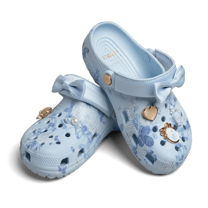 LoveShackFancy Blue Classic Clog - Crocs