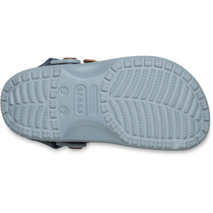 Kids' Classic Denim Adjustable Backstrap Clog - Crocs