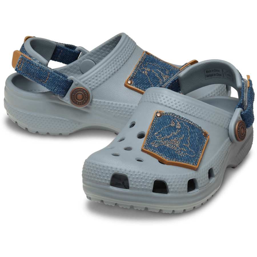 Toddler Classic Denim Adjustable Backstrap Clog Kids Online