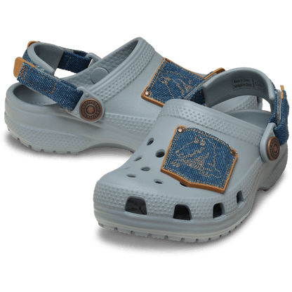 Toddler Classic Denim Adjustable Backstrap Clog - Crocs