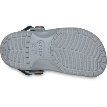 Toddler Classic Denim Adjustable Backstrap Clog - Crocs