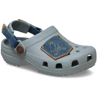 Toddler Classic Denim Adjustable Backstrap Clog - Crocs