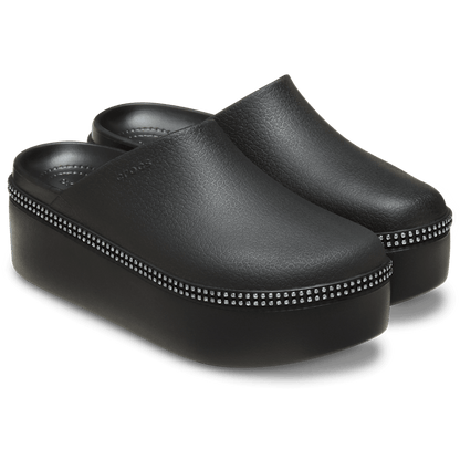 Dylan Platform Diamante Clog - Crocs