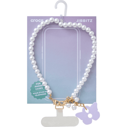 Baroque Pearl Phone Wristlet - Crocs
