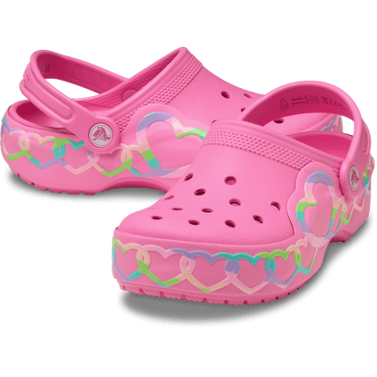 Kids' Classic Heart Lights Clog - Crocs