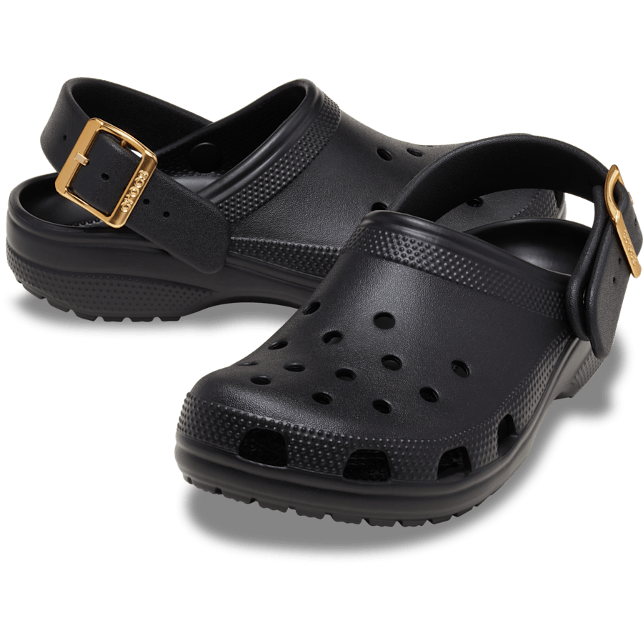 Classic Metallic Buckle Clog Women Sale