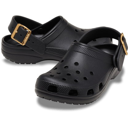 Classic Metallic Buckle Clog - Crocs