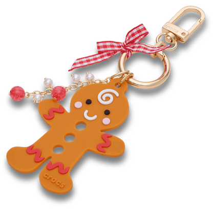 Gingerbread Man Bag Charm - Crocs