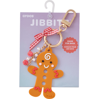 Gingerbread Man Bag Charm - Crocs